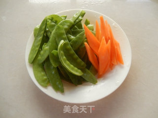 Fried Bacon with Snow Peas recipe