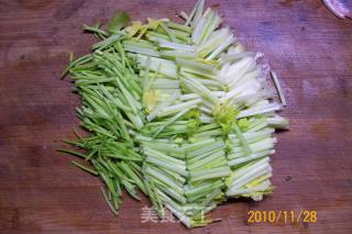 Stir-fried Celery with Beef in Oyster Sauce recipe