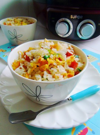 Savory Egg Fried Rice recipe