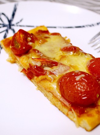Italian Tomato Ham Thin Bottom Pizza