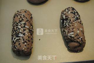 #aca烤明星大赛#nutty Cocoa Bread recipe