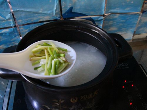 Shrimp and Loofah Congee recipe