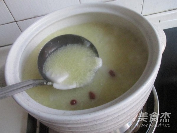 Millet Rice Cake Warm Stomach Porridge recipe