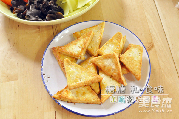 Five-color Mixed Homemade Tofu recipe