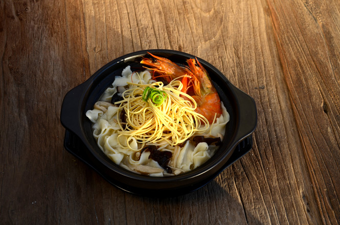 Convenient and Quick Mushroom Soup Noodles recipe
