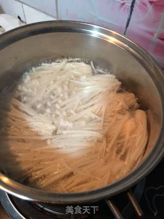 Boiled Enoki Mushroom recipe