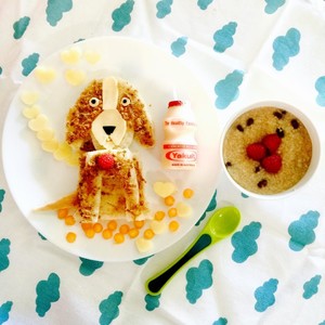 Creative Breakfast for Children (art of Platting) recipe