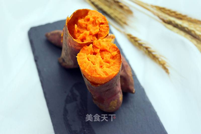 #trust之美# Baked Sweet Potatoes in Oven Version recipe