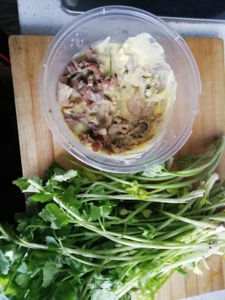 Stir-fried Celery with Chicken Mixed recipe