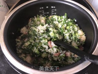 #御寒美食# Sausage and Bacon Rice recipe