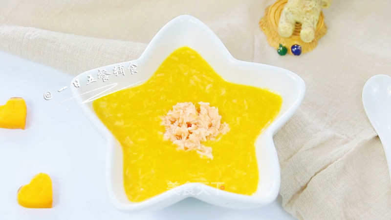 Salmon, Pumpkin and Yam Soup recipe