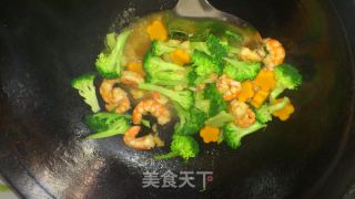 [ma Ma Kitchen] Stir-fried Broccoli with Shrimp recipe