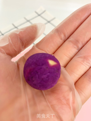Banana Purple Sweet Potato Balls recipe