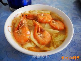 Prawn and Cabbage Noodle Soup recipe