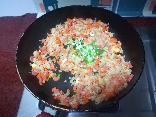 Salted Egg Yolk Fried Rice recipe