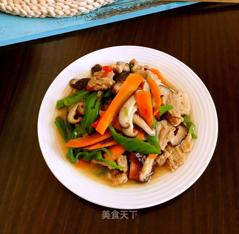 #trust之美#mushroom Sliced Meat recipe