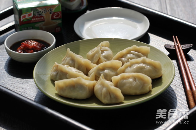 Fried Mushroom Three Fresh Dumplings recipe