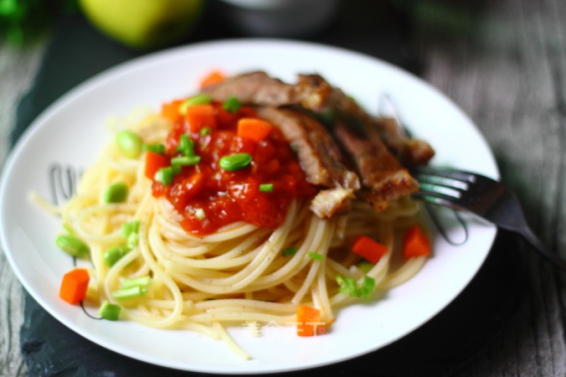 Steak Spaghetti recipe