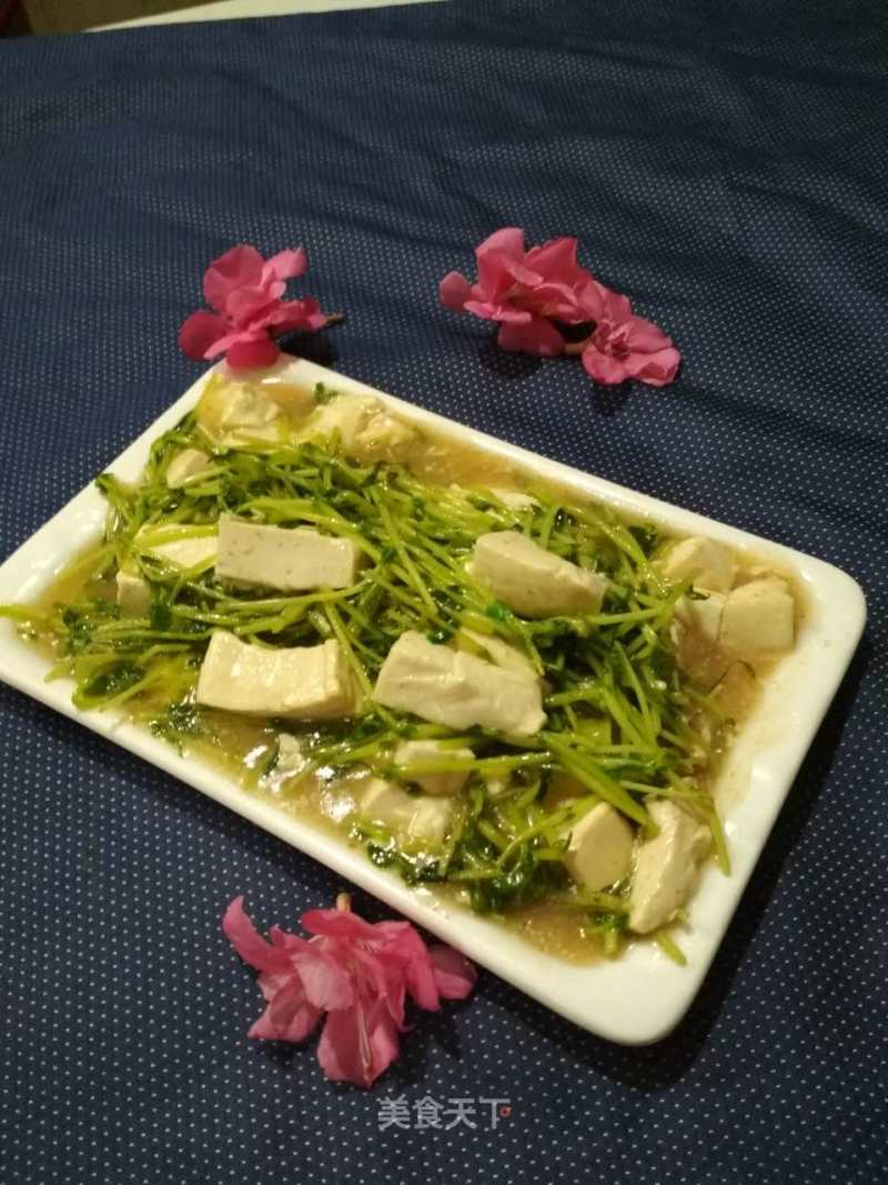 Stir-fried Tofu with Bean Sprouts