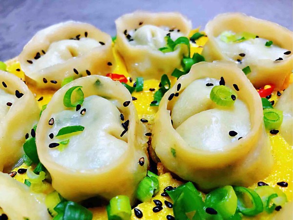 Ingot Dumplings Lying Egg recipe