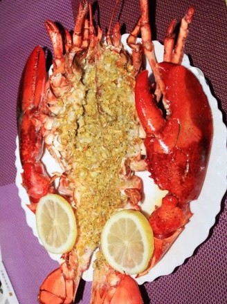 Grilled Lobster with Garlic Cream recipe