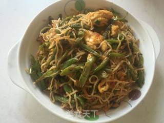 Home-style Fried Thin Noodles recipe