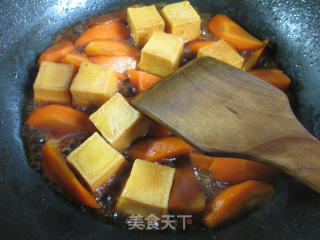 Fish Tofu with Grilled Carrots recipe