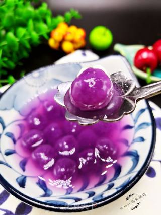 Purple Sweet Potato Yuanzi recipe