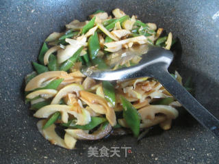 Stir-fried Leishan with Soy Beans recipe