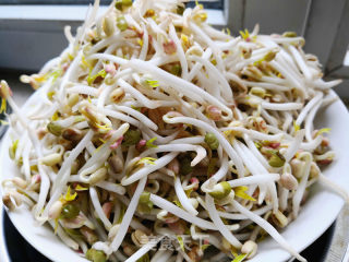 Stir-fried Bean Sprouts with Leek recipe