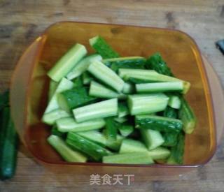 Cucumber Strips recipe