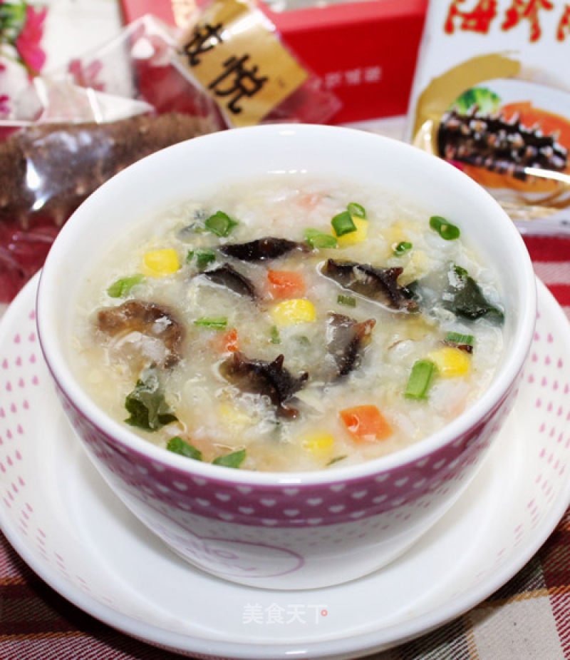 Delicacy Sea Cucumber Congee recipe