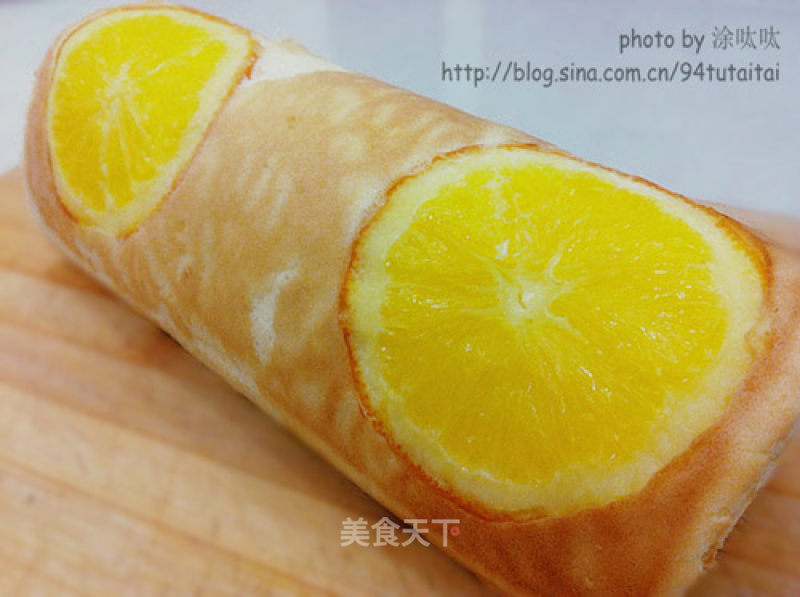 Orange Pulp Cake Roll recipe