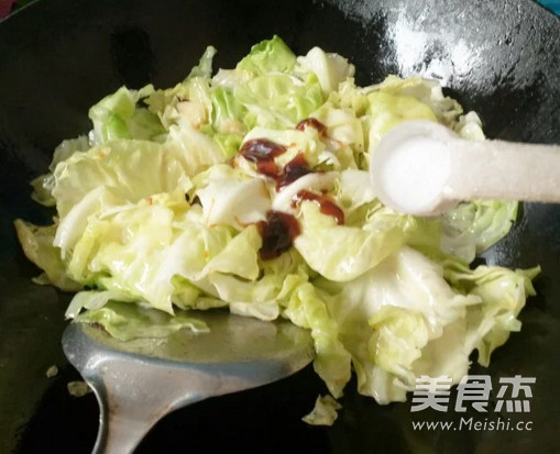 Spicy Shredded Cabbage recipe