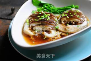 Baby's Favorite Steamed Cod with Shiitake Mushrooms recipe