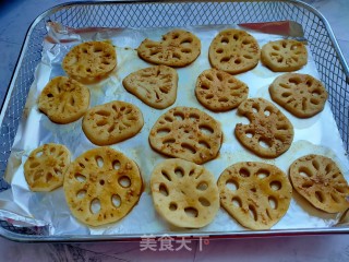 Roasted Lotus Root with Sauce recipe