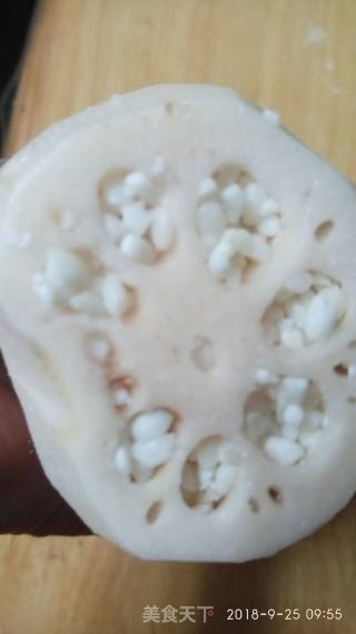 "homemade Snacks" Sweet-scented Osmanthus Glutinous Rice and Lotus Root recipe