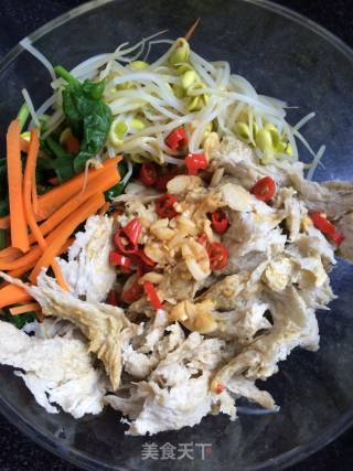 Soybean Sprouts Mixed with Gluten recipe