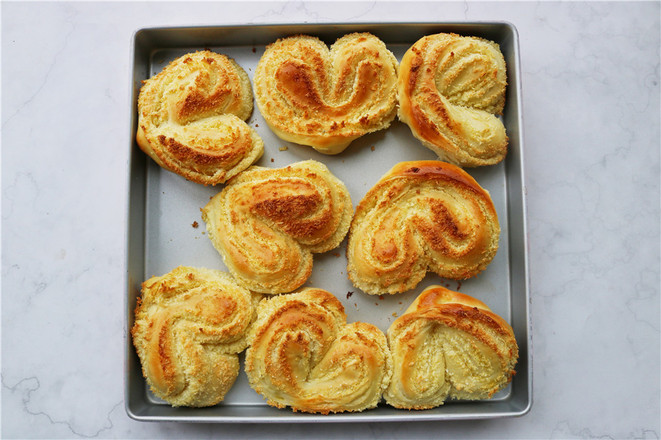 Heart Shaped Coconut Bread recipe