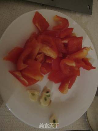 Diced Chicken with Peppers and Mushrooms recipe