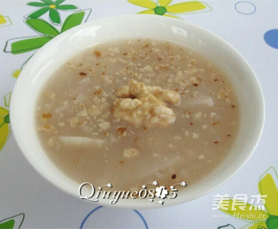 Walnut and Yam Poria Porridge recipe