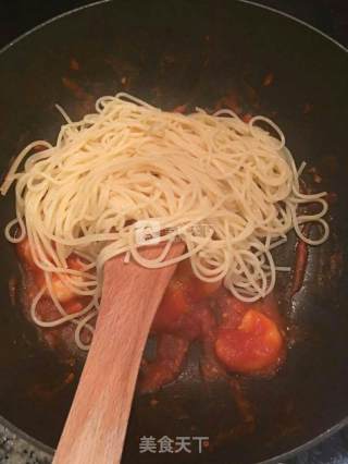 Spaghetti with Tomato and Shrimp recipe