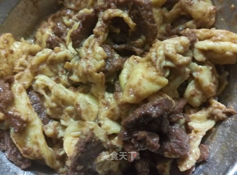 Scrambled Eggs with Beef recipe