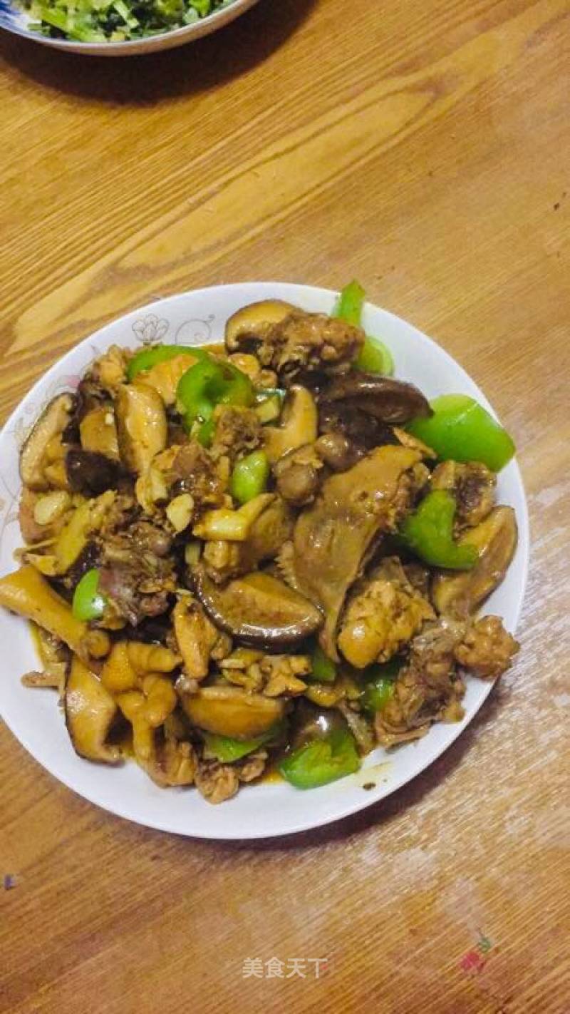 Stir-fried Chicken with Mushrooms recipe