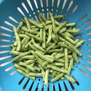 #trust之美#dried Stir-fried Silk-free Beans recipe
