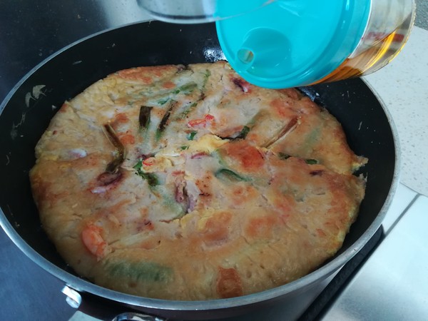 Seafood Onion Pancakes recipe