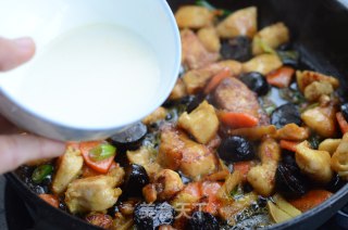 Grilled Chicken Nuggets with Black Garlic recipe