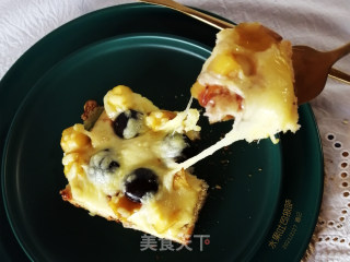 Crispy and Sweet Fruit Pizza on Toast recipe