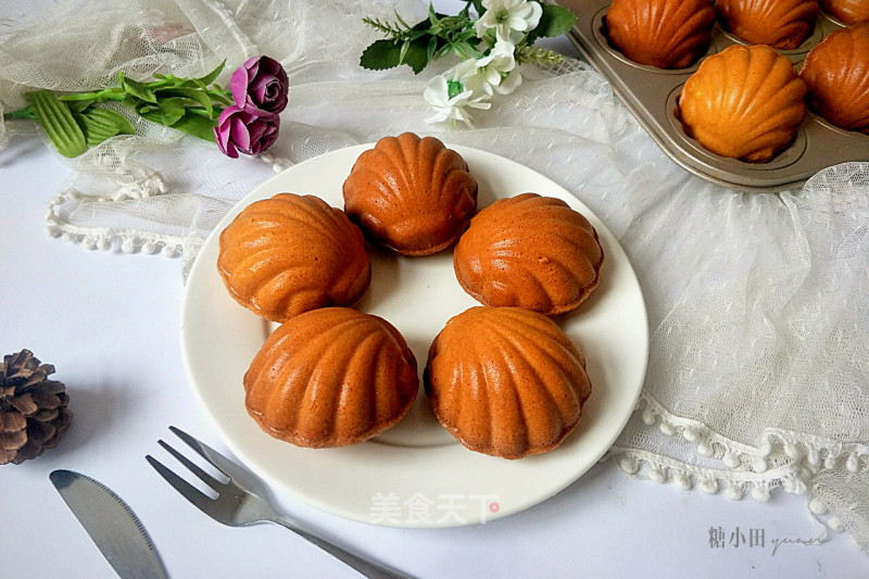 Low Oil Fluffy Madeleine recipe
