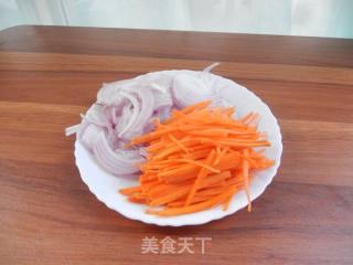 #下饭菜# Fried Pork with Onion and Carrot recipe